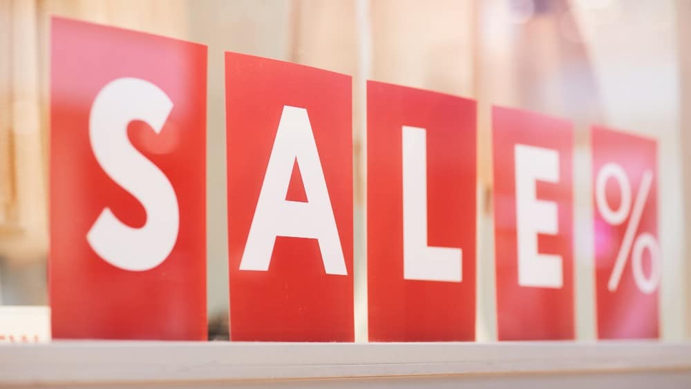 Sale sign, value, discount