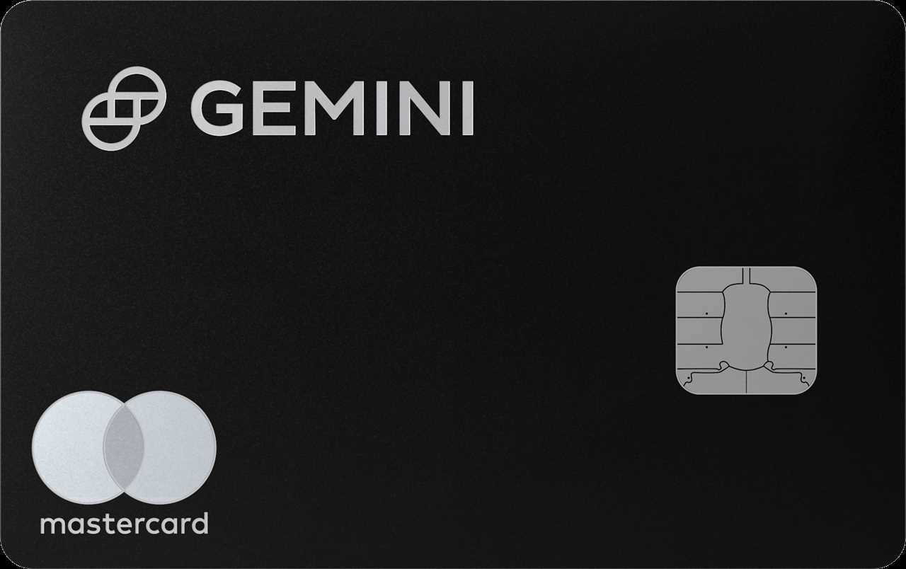 Gemini credit card