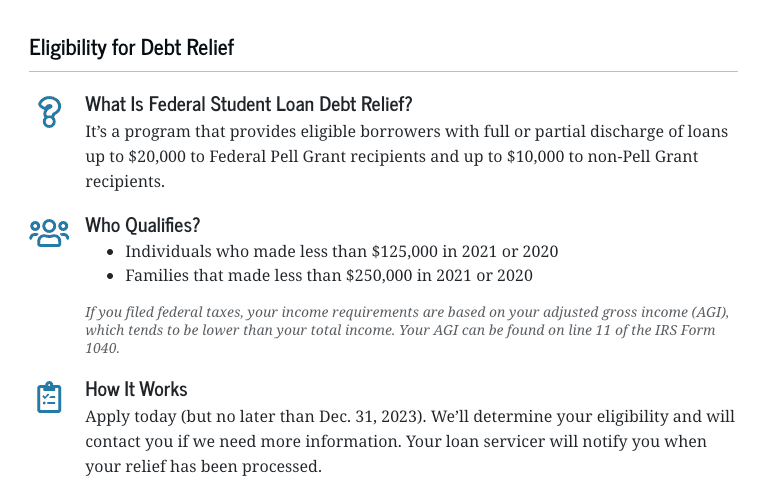 Student Loan Forgiveness Application: Eligibility For Debt Relief