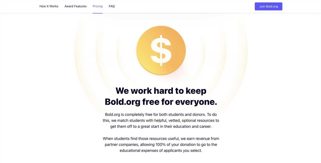 bold.org pricing