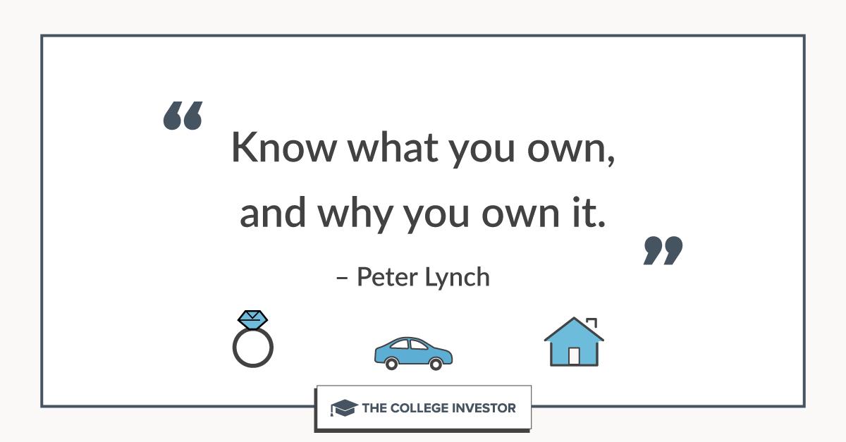 Know what you own, and why you own it.