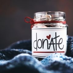report donations to DAF