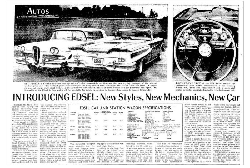edsel advertisement