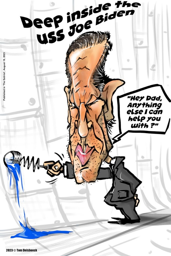 tom deisboeck hunter biden cartoon