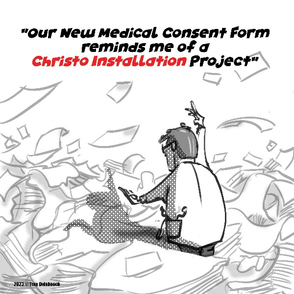 tom deisboeck new medical consent form cartoon