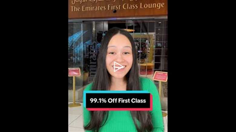 How I got a $12K first-class ticket for 99.1% off 🤯 #travelhacks #luxurytravel #moneysmart #shorts