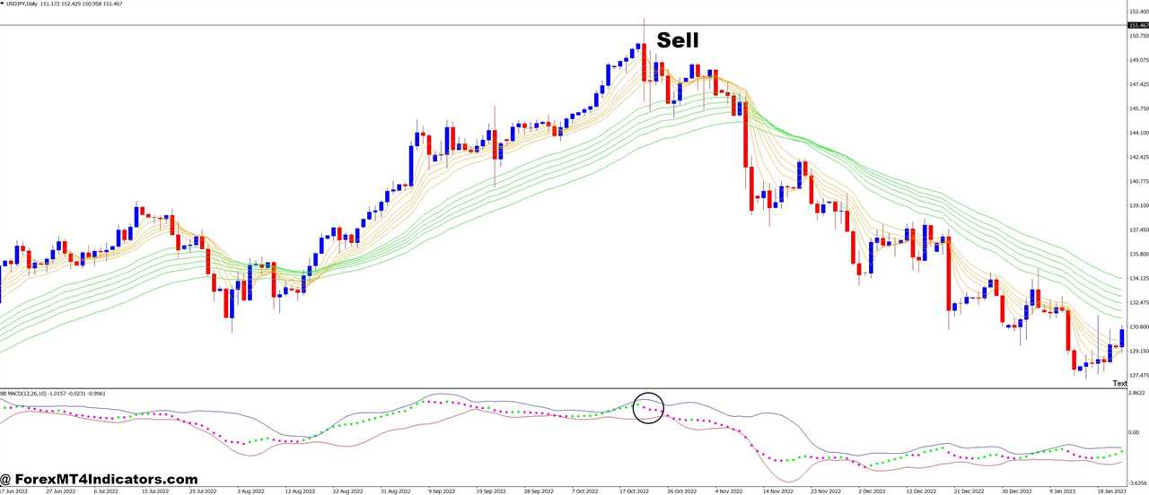 How to Trade with BB MACD and Guppy Long and Short Forex Trading Strategy - Sell Entry