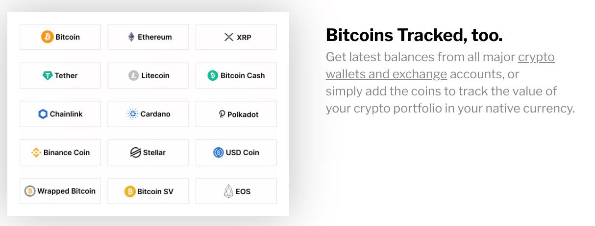 Kubera Crypto Tracking | Source: Kubera