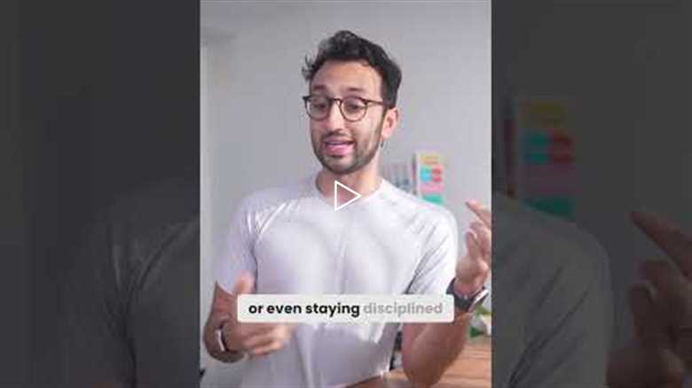 I like to set goals but don't follow through