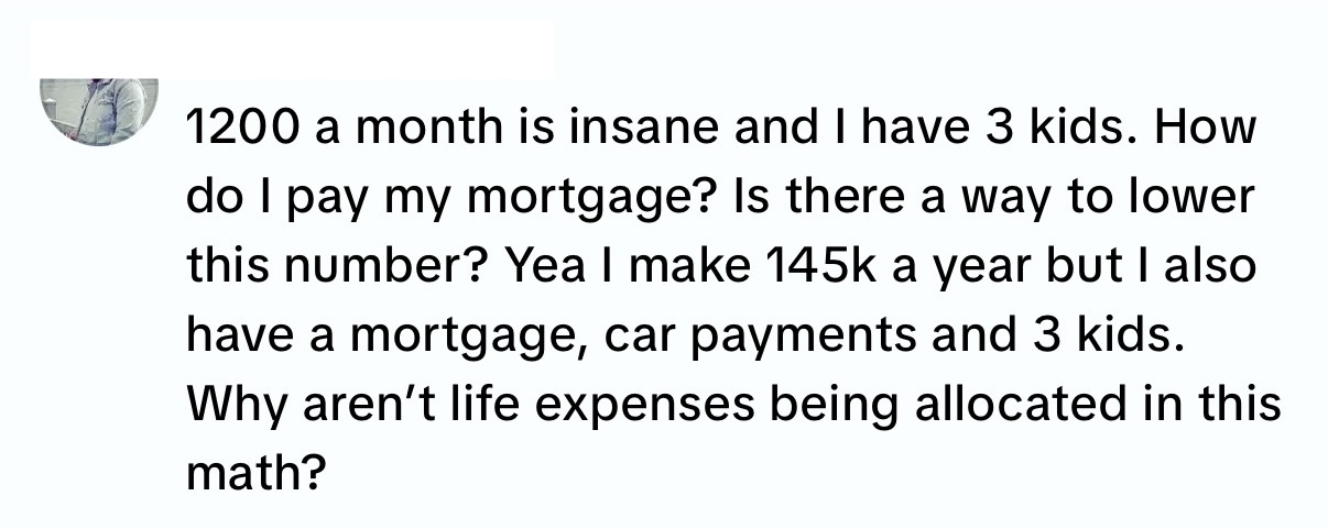 TikTok mortgage comment