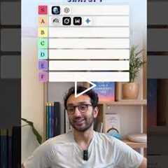 Ranking AI tools