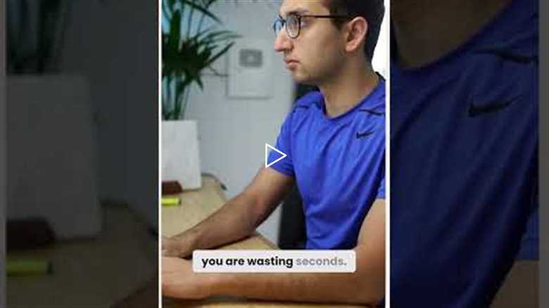 Stop using your computer mouse