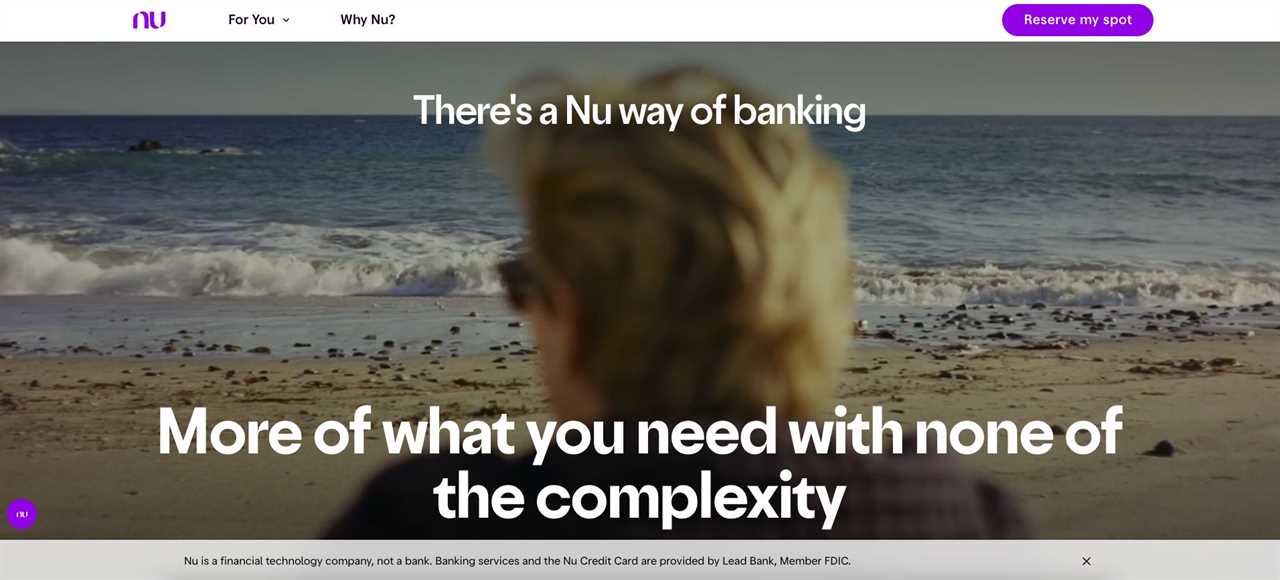 Nu homepage
