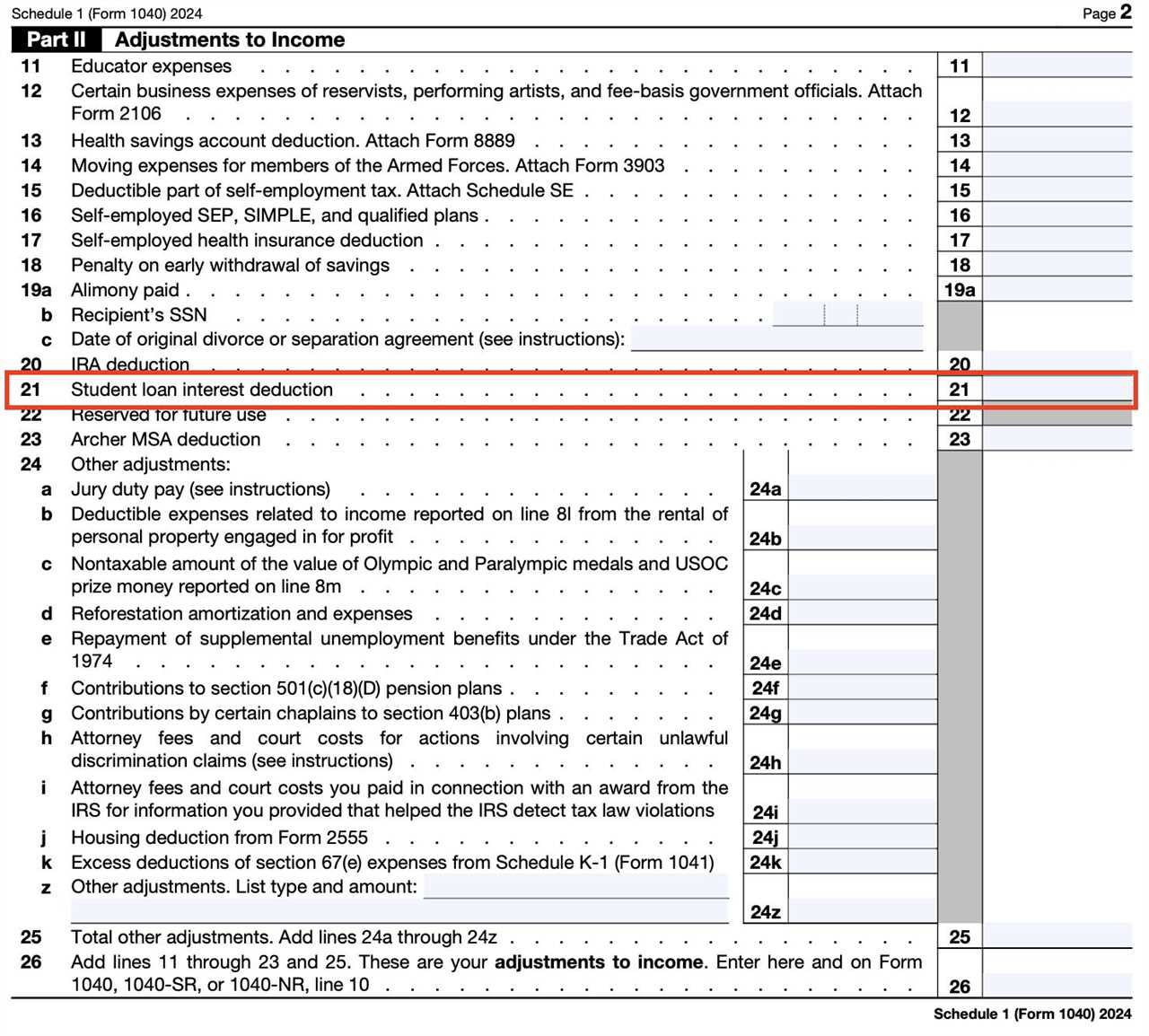 Where To Claim Student Loan Interest Deduction On Form 1040 Where To Claim Student Loan Interest Deduction On Form 1040 | Source: The College Investor
